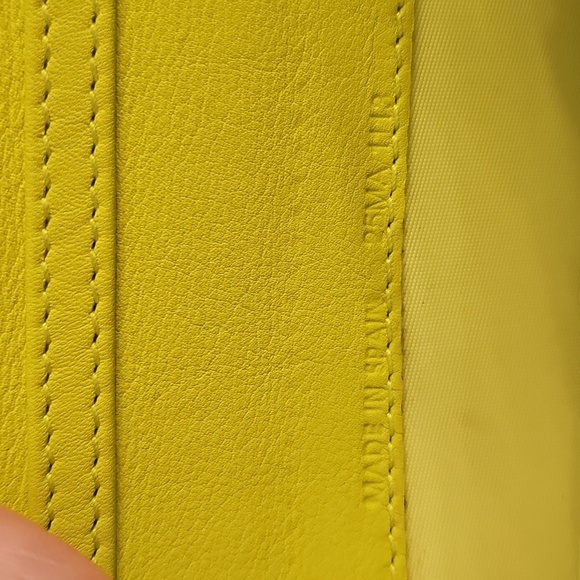 Christian Dior Yellow and Snake Print Wallet On Chain - Picture 3 of 9